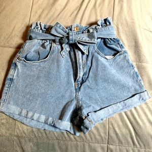 Forever 21 paper bag shorts